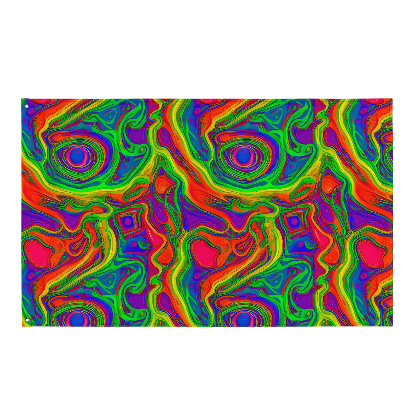 Flag - Psychedelic Waves