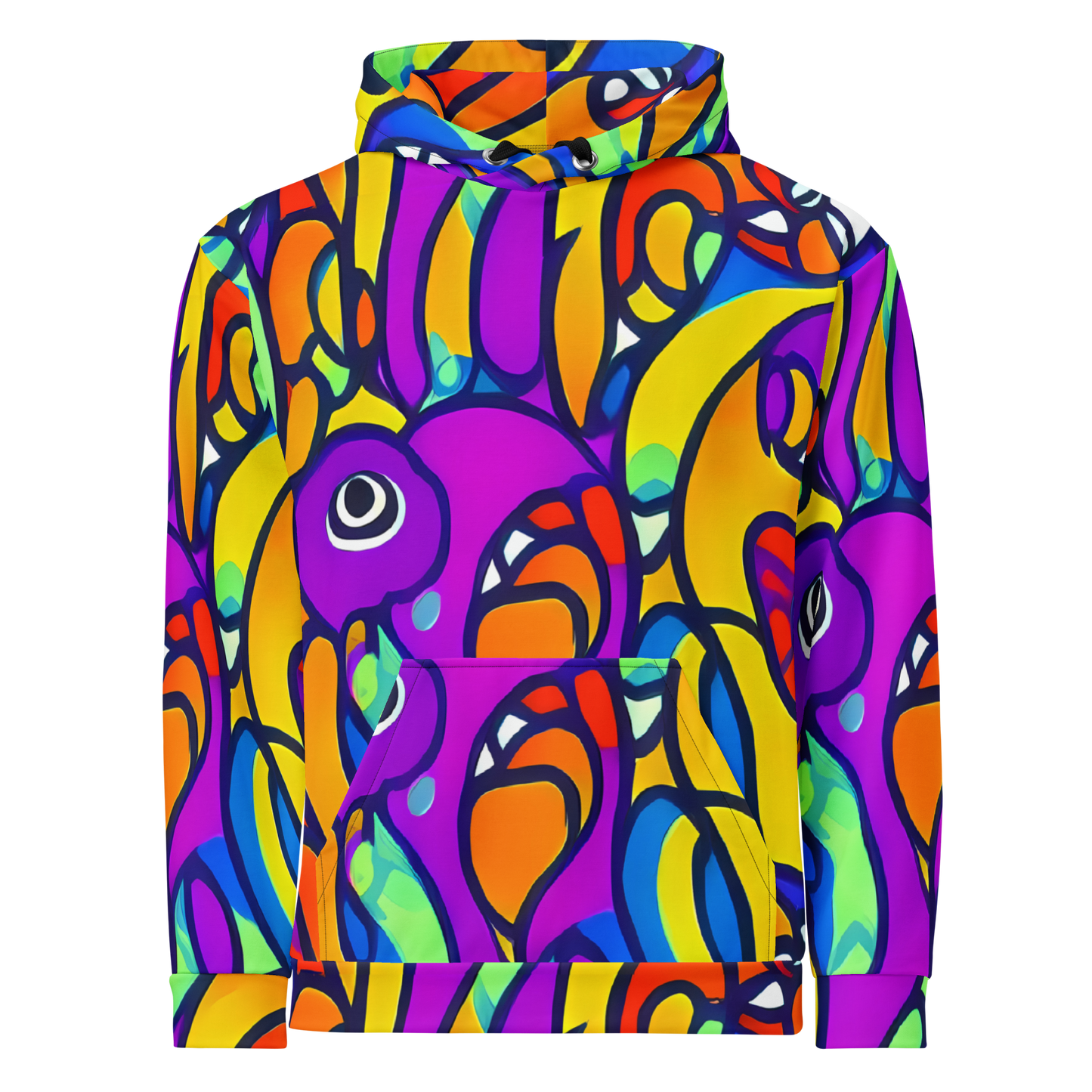 Hoodie - Kaleido Fish