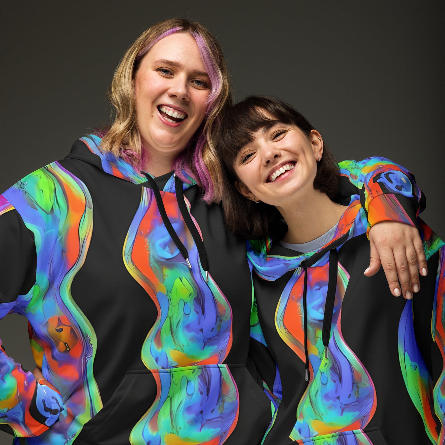 Hoodie - Vibrant Vortices