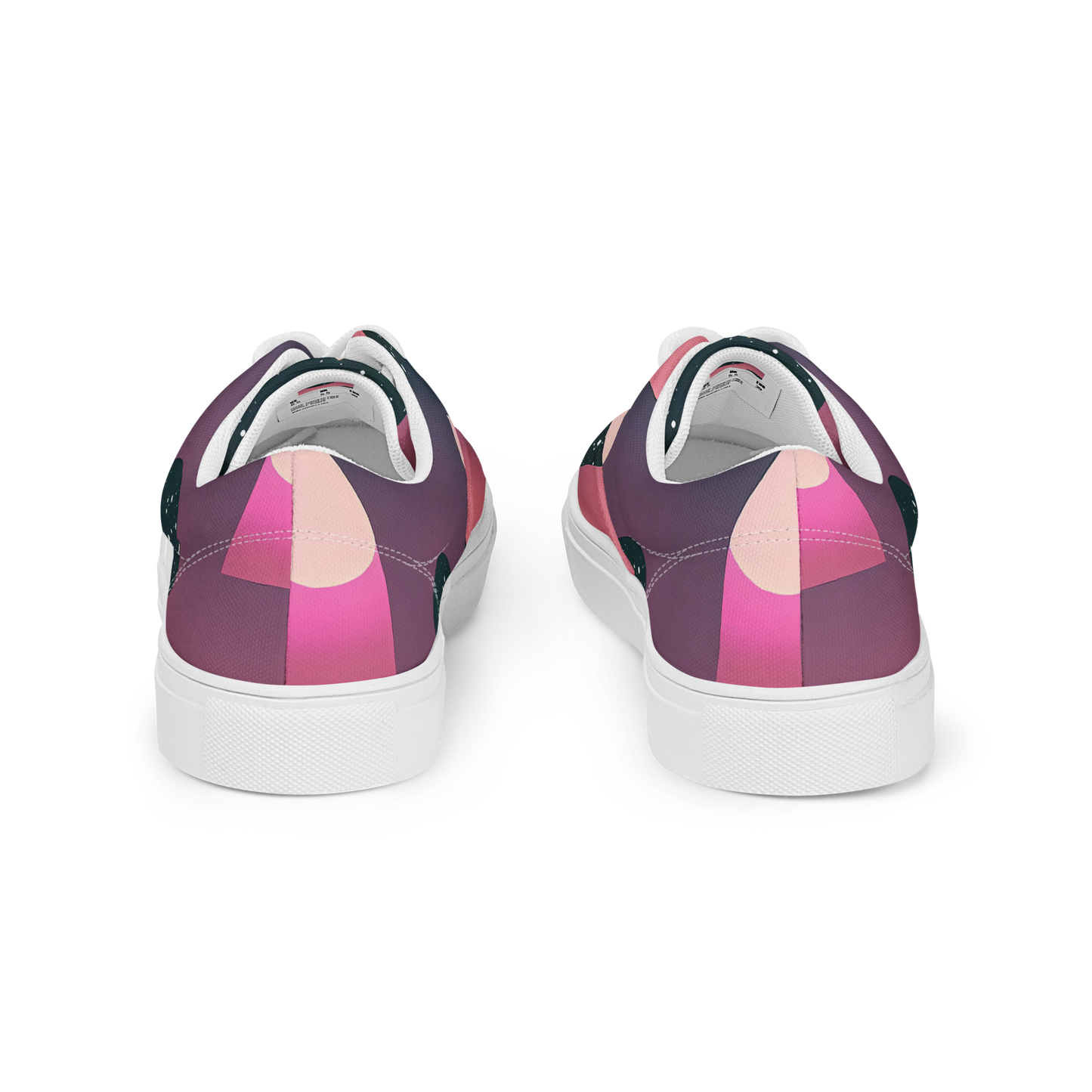 Men's Lace-Up Canvas Shoes - Dreamscape Horizon