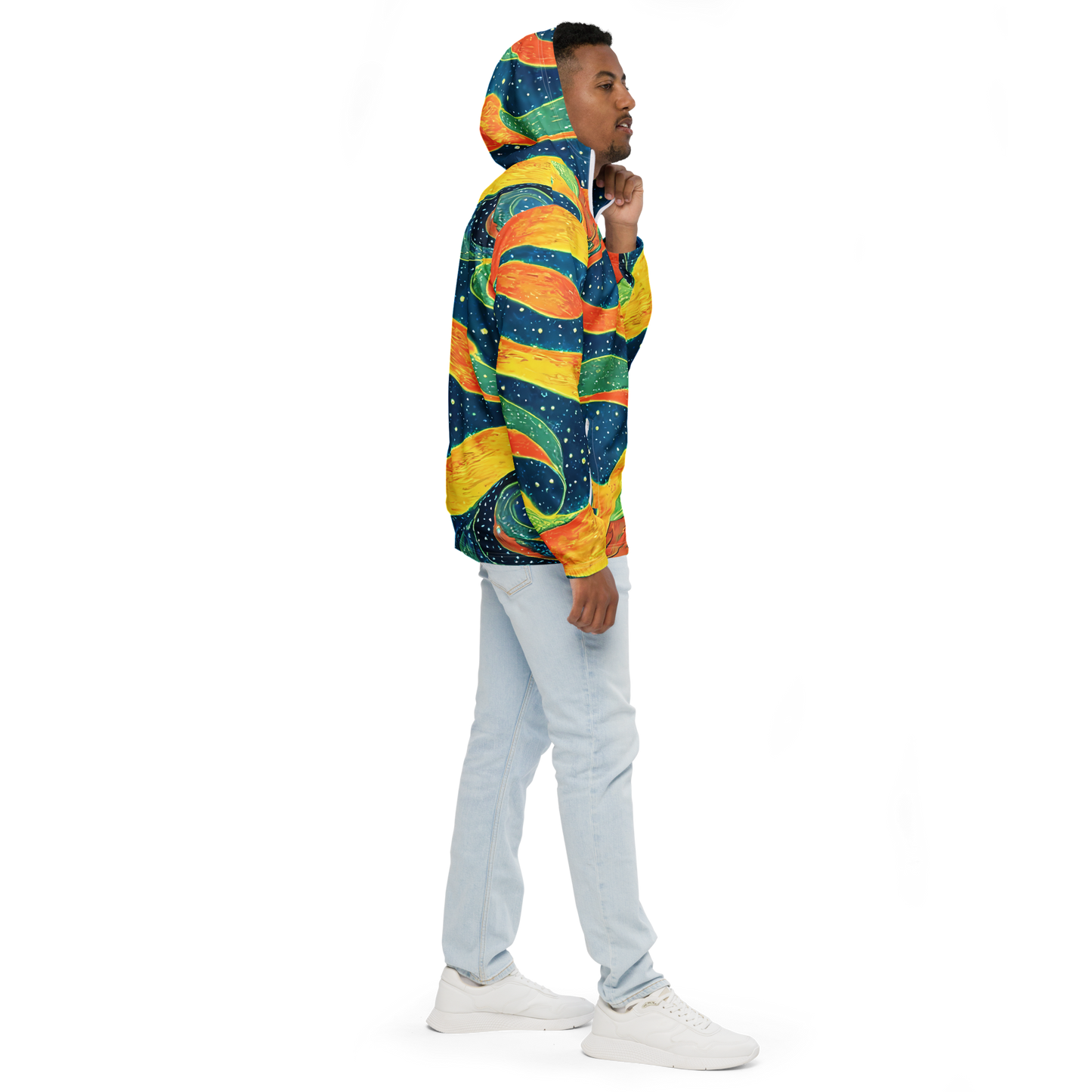 Men's Windbreaker - Celestial Harmony