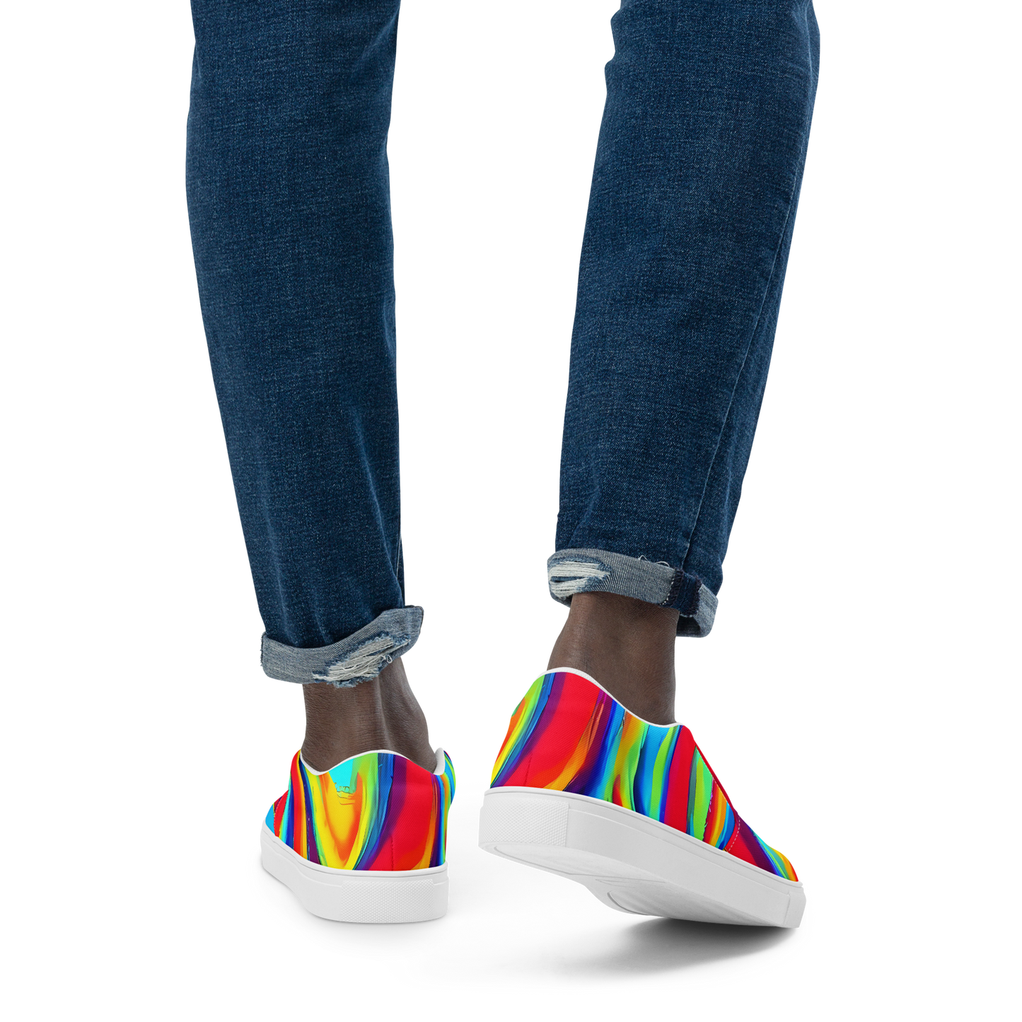 Men's Slip-On Canvas Shoes - Stael Swirls