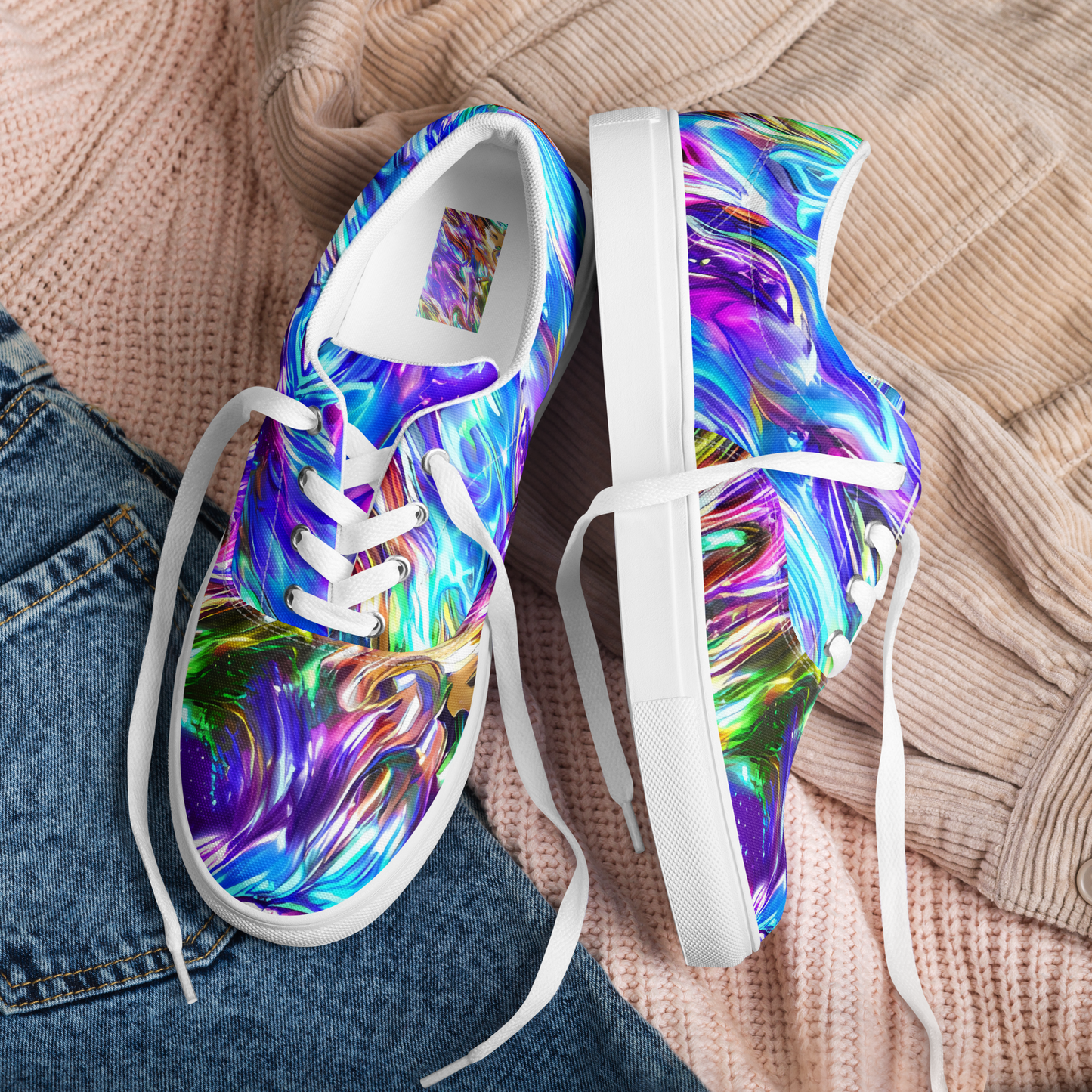 Men's Lace-Up Canvas Shoes - Faini Whirlwind