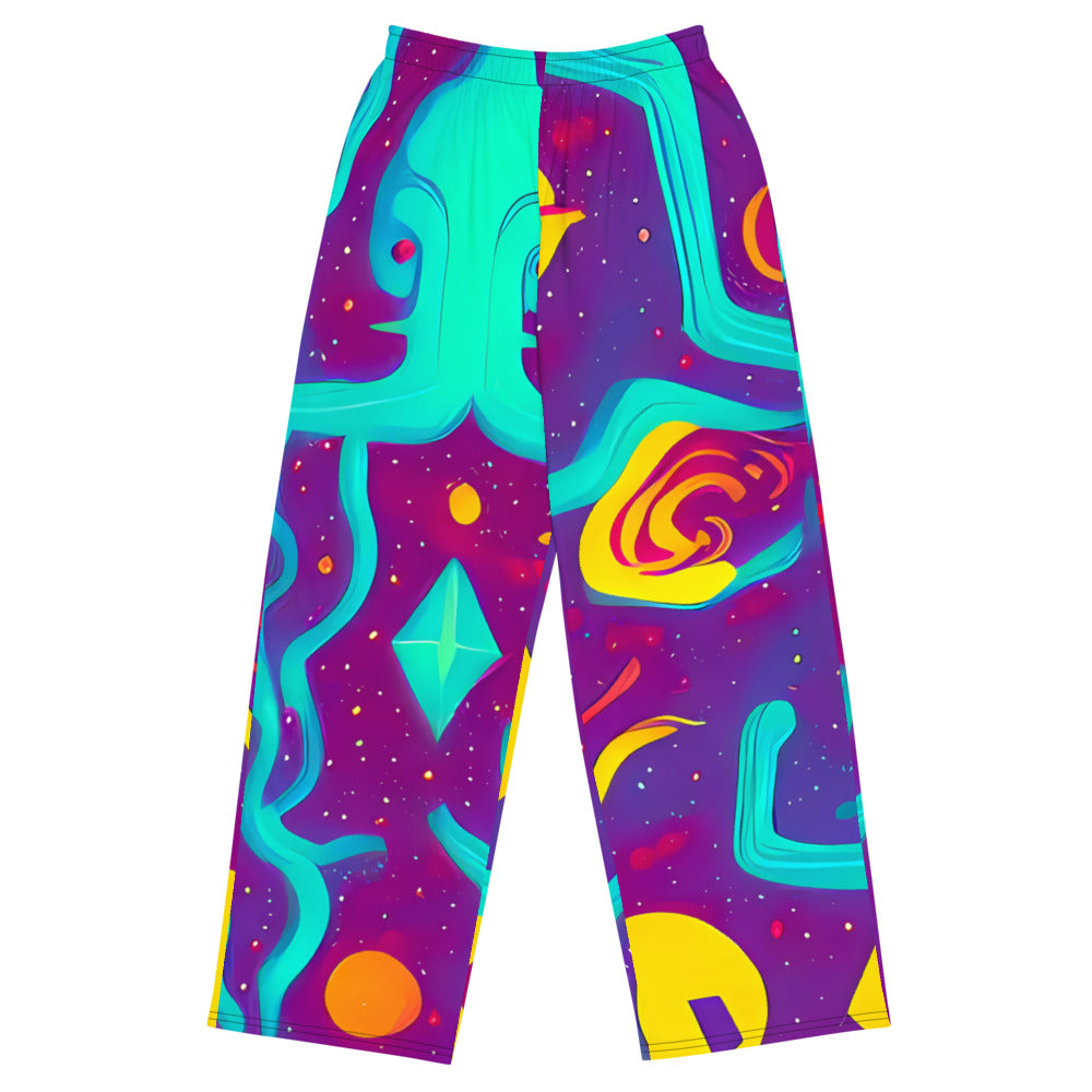 Wide-Leg Pants - Cosmic Current