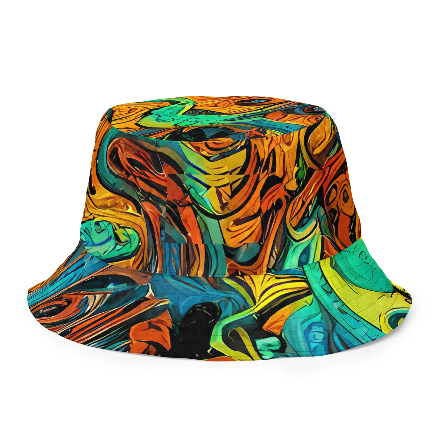 Reversible Bucket Hat - Flaming Mirage