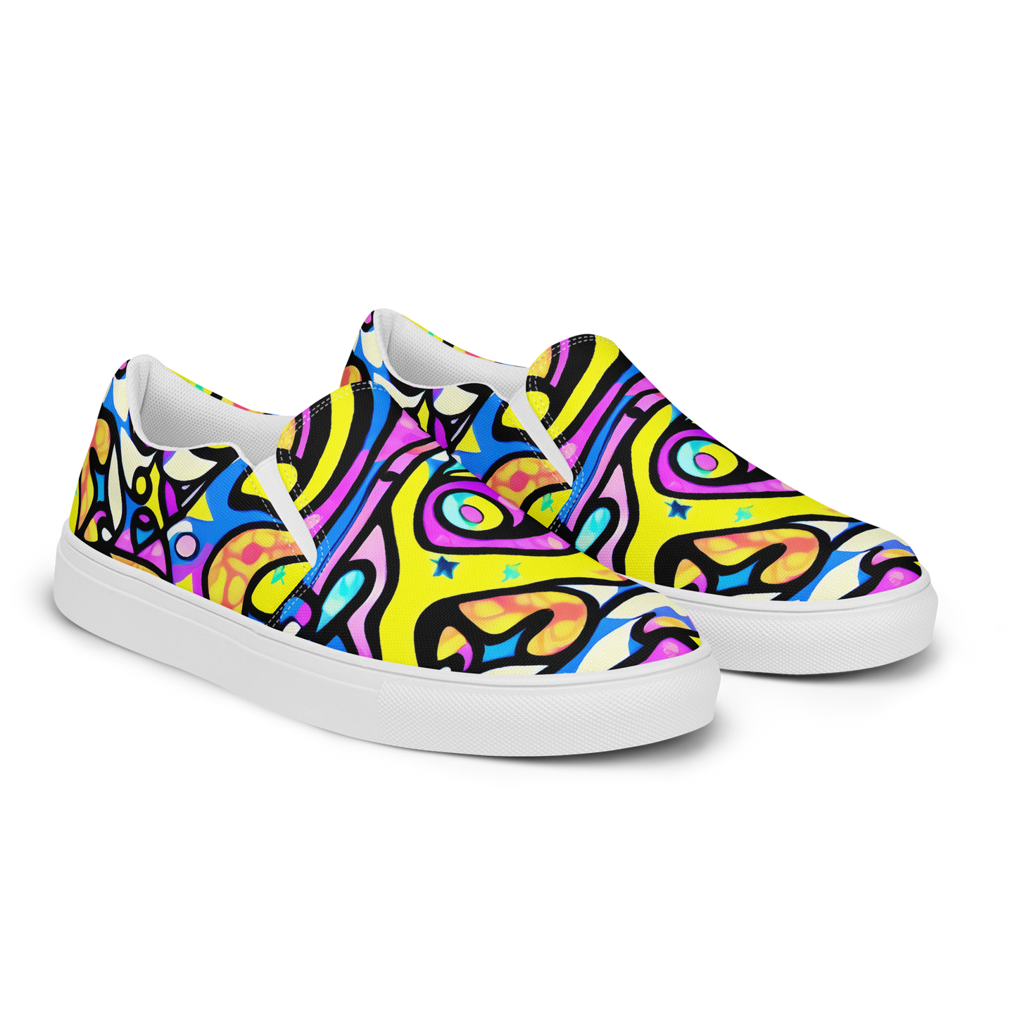 Women's Slip-On Canvas Shoes - Britto's Odyssey