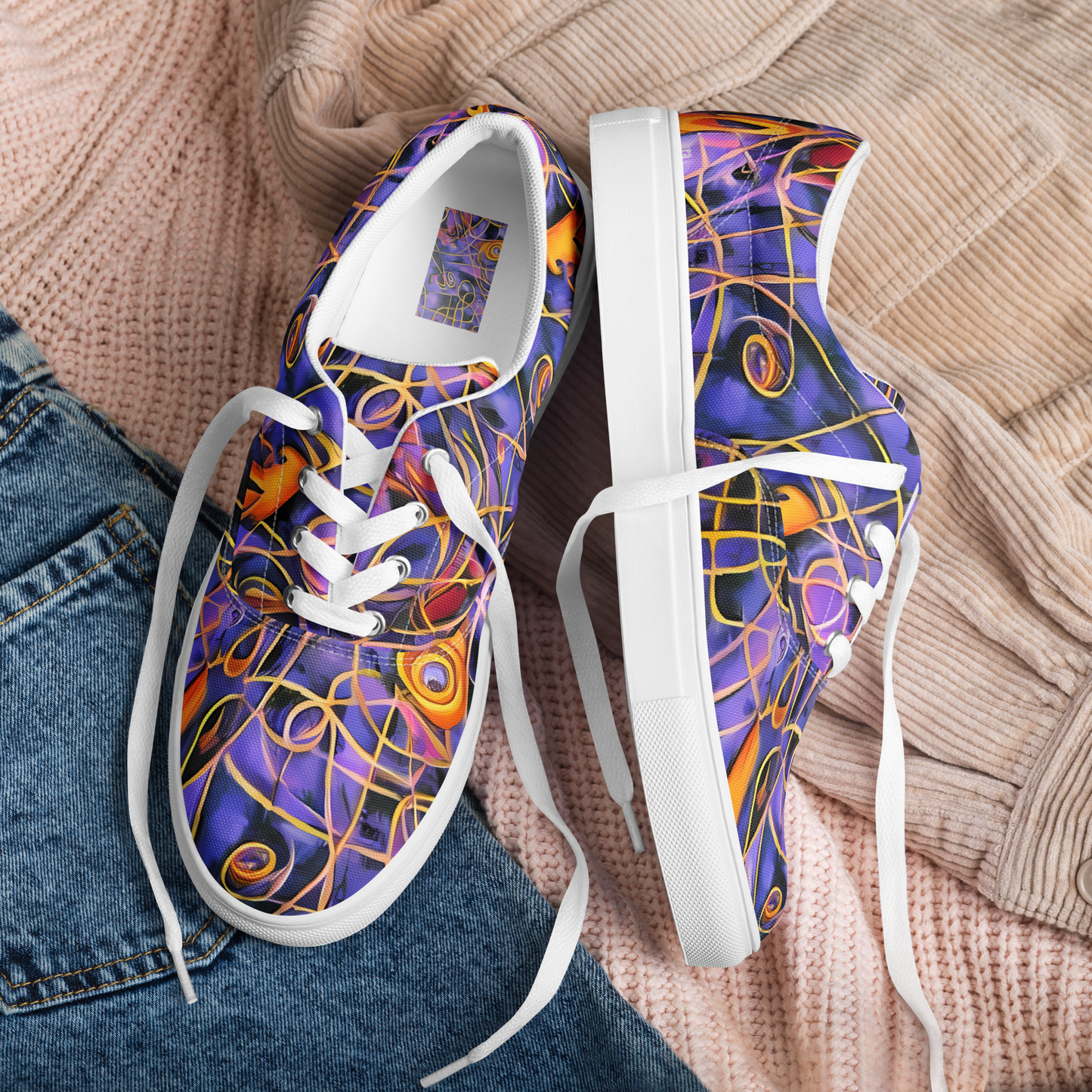 Men's Lace-Up Canvas Shoes - Bailly's Twist