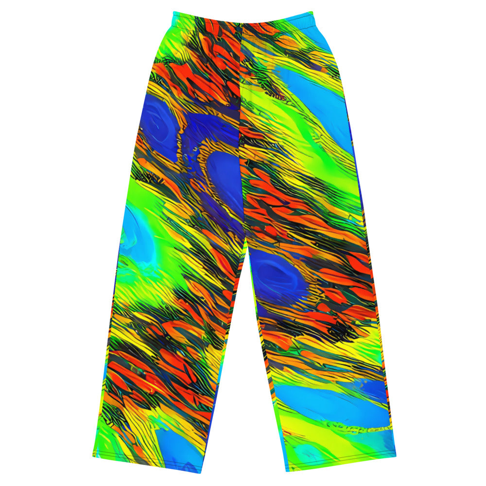 Wide-Leg Pants - Hodgkin's Blaze