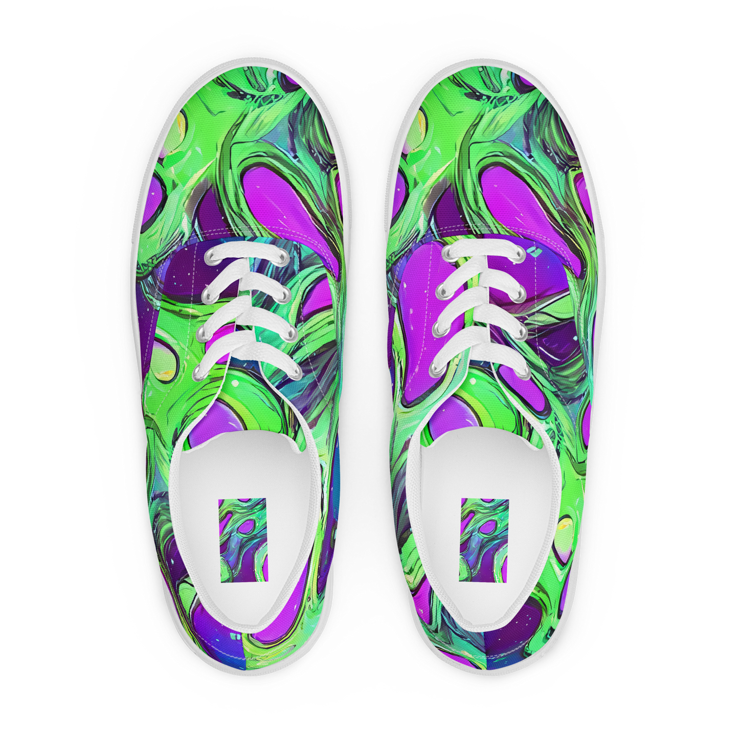 Women's Lace-Up Canvas Shoes - Funky Mutation