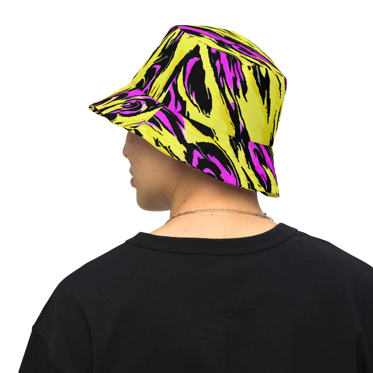 Reversible Bucket Hat - Neon Savanna