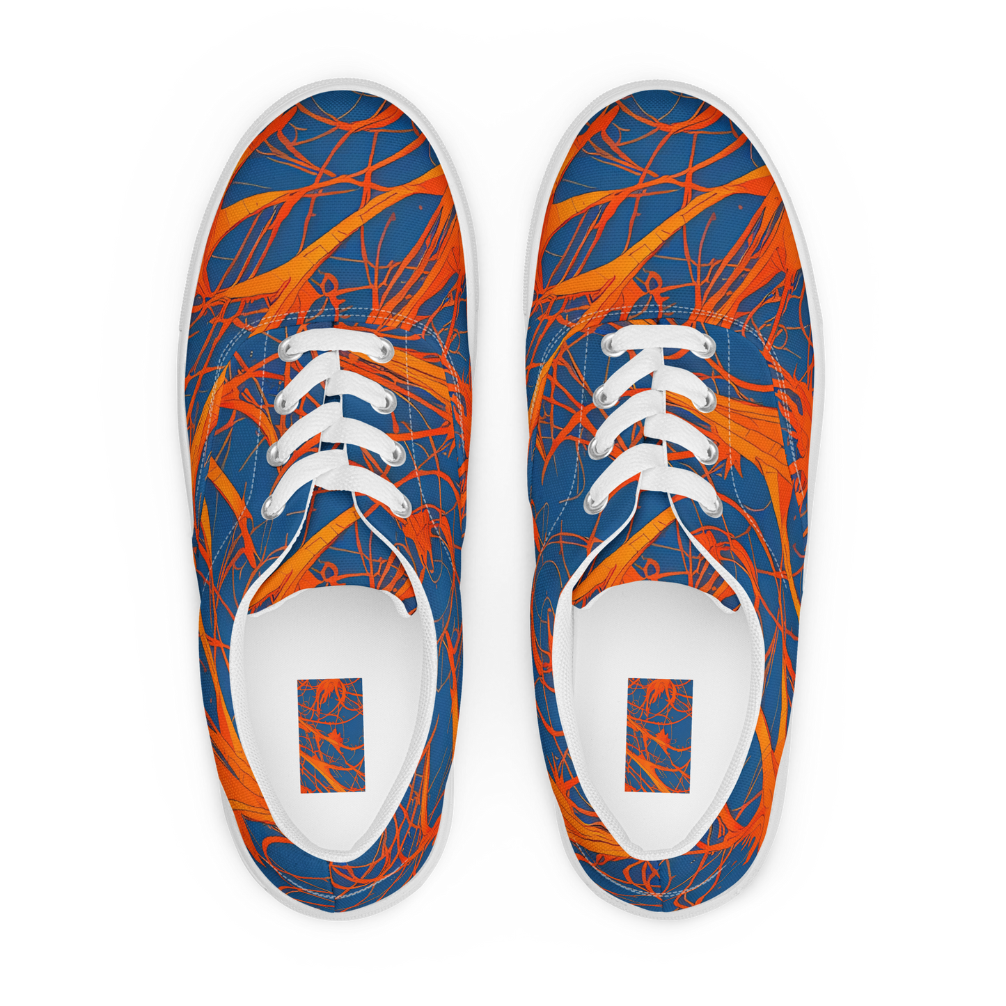 Women's Lace-Up Canvas Shoes - Nautical Ember