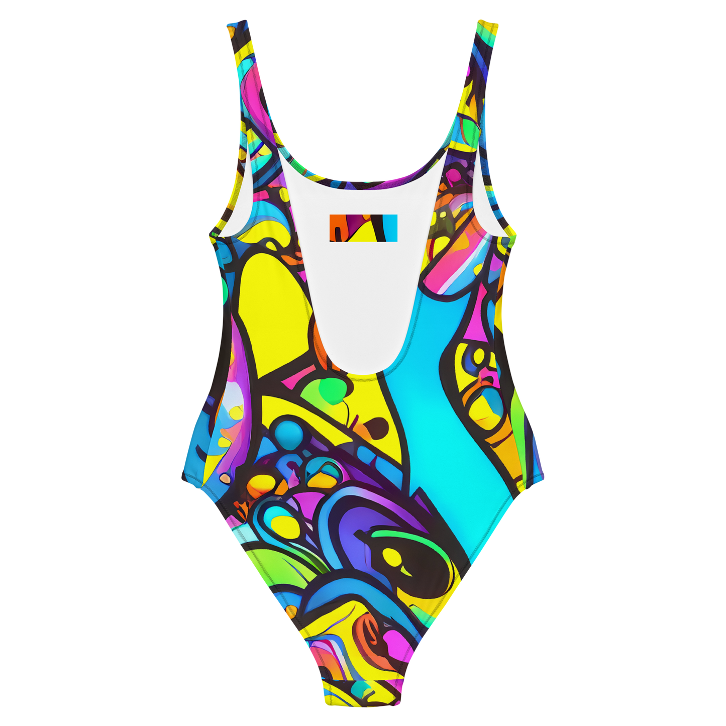 One-Piece Swimsuit - Kaleidoscopic Flow