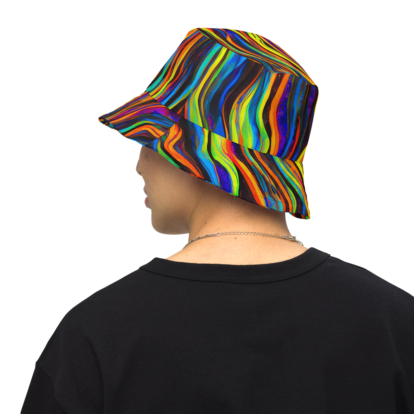 Reversible Bucket Hat - Celestial Waves
