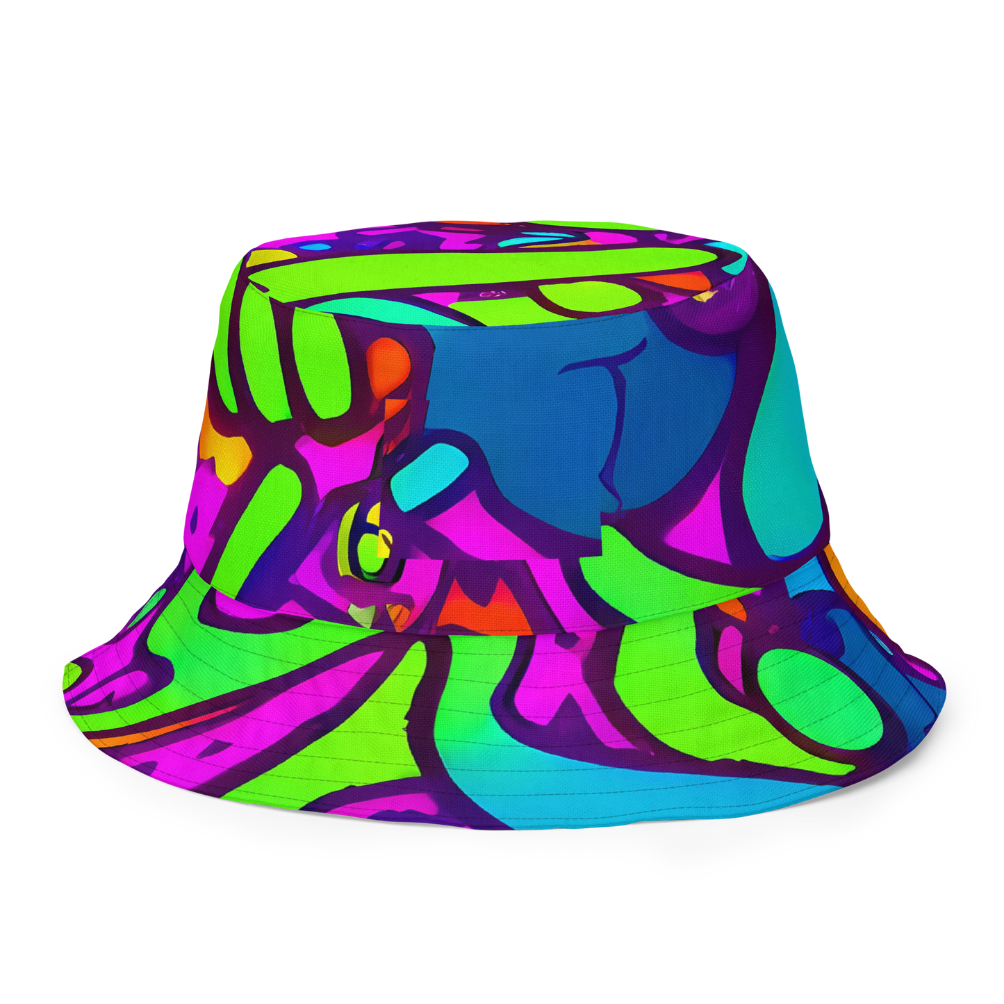 Reversible Bucket Hat - Funky Vortex