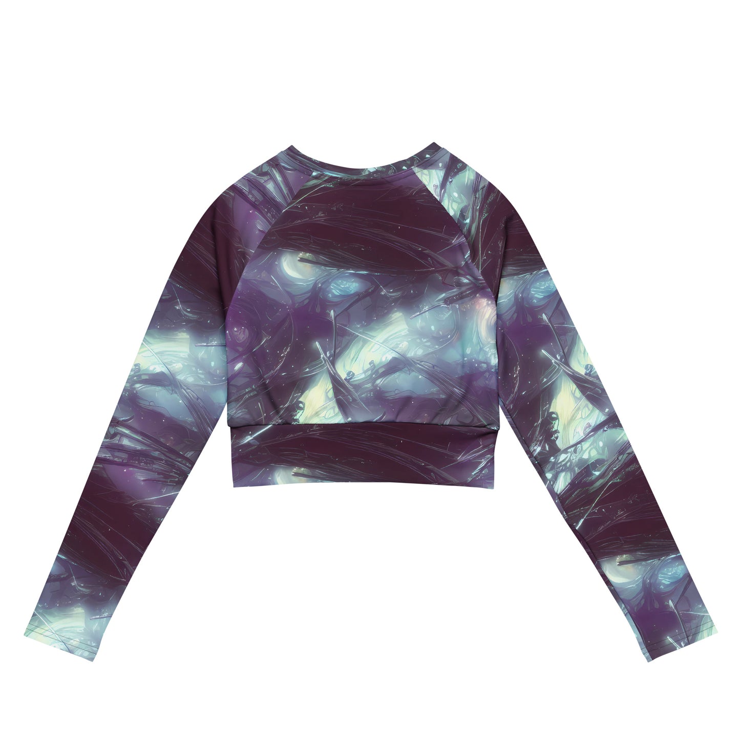 Long Sleeve Crop Top - Nihei Shimmer