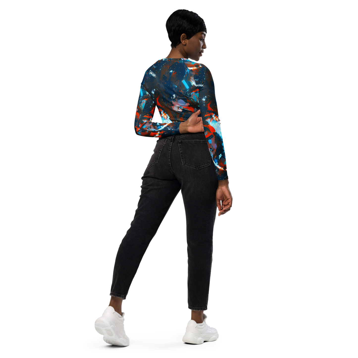 Long Sleeve Crop Top - Ghenie's Whirl
