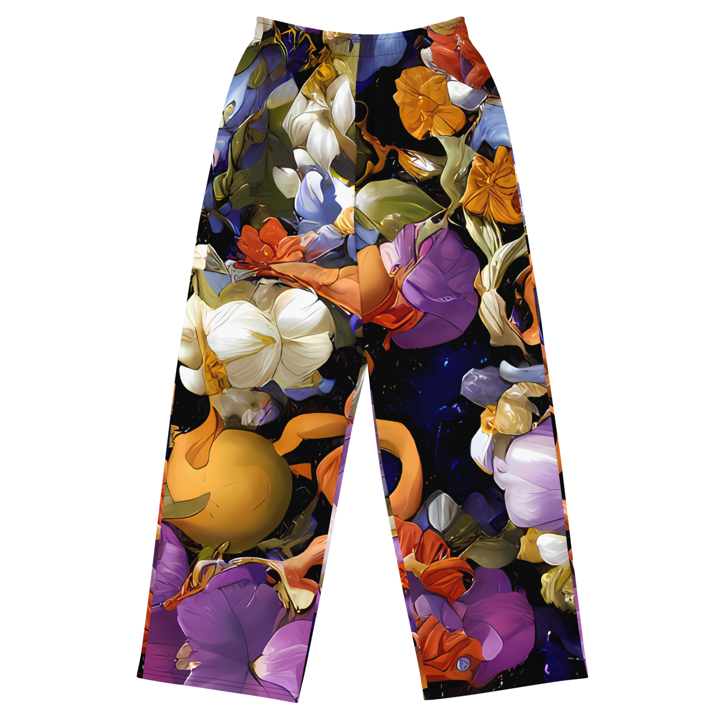 Wide-Leg Pants - Blooming Cosmos