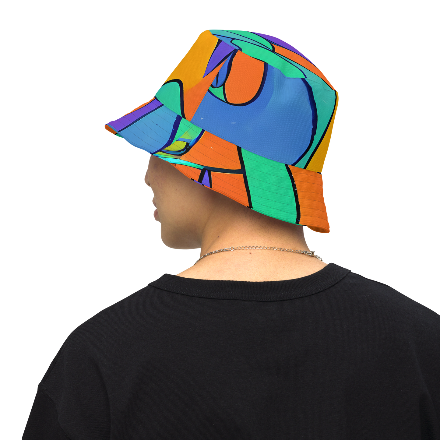 Reversible Bucket Hat - Archipenko Dream