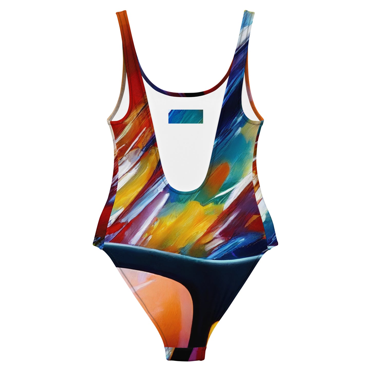 One-Piece Swimsuit - Brushstroke Symphony