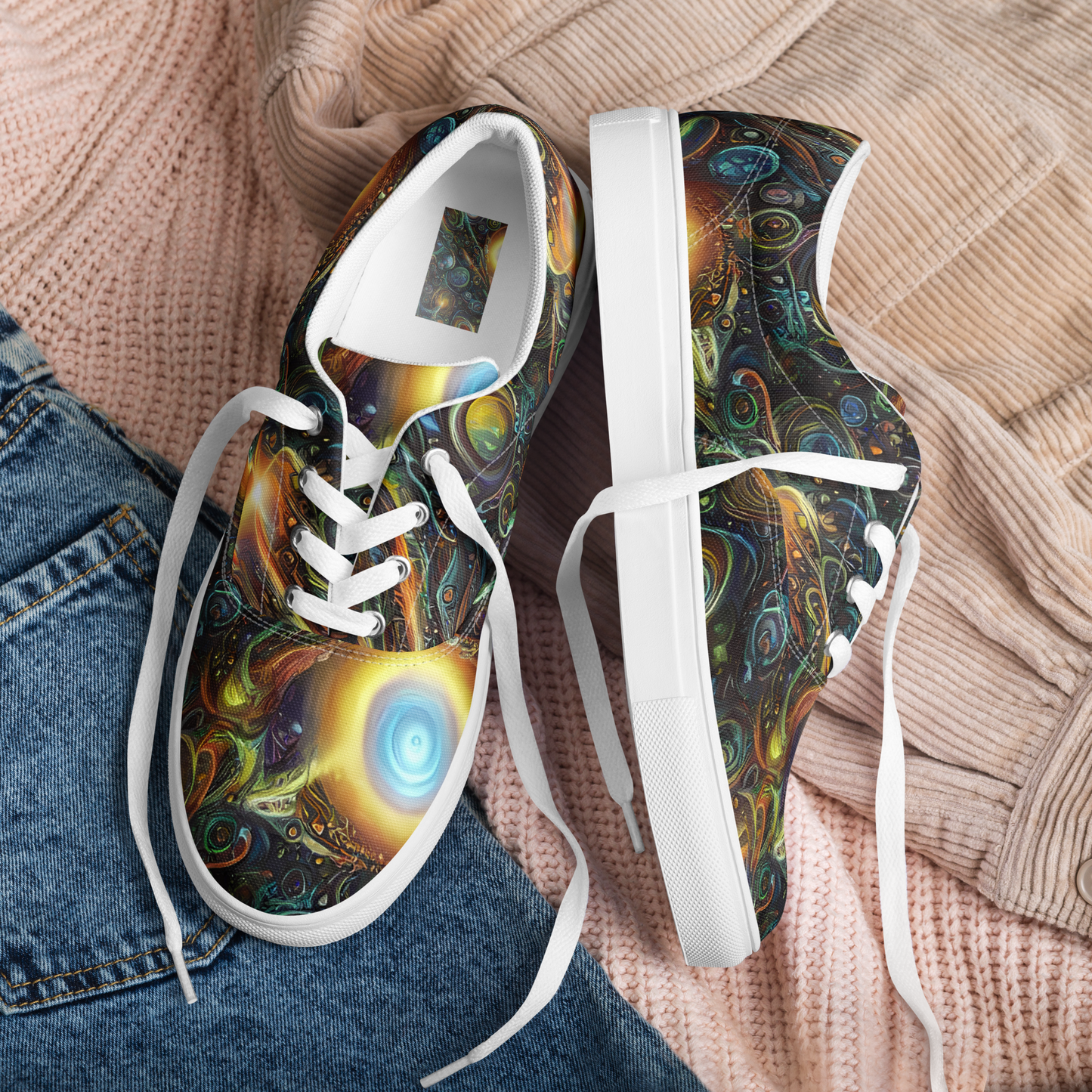 Men's Lace-Up Canvas Shoes - Ferez Vortex