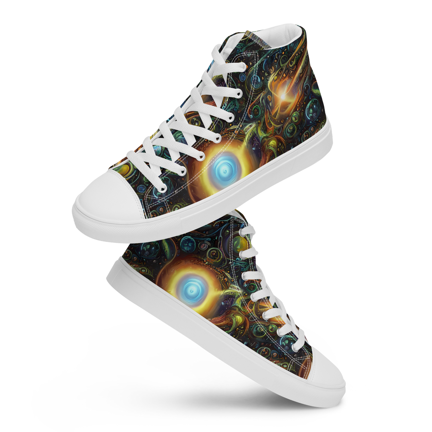 Women's High Top Canvas Shoes - Ferez Vortex