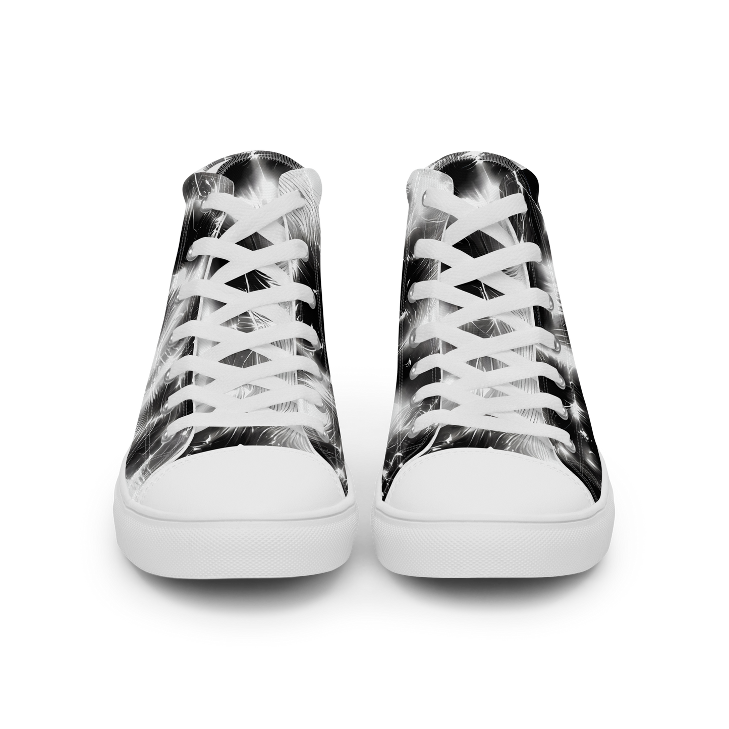Women's High Top Canvas Shoes - Electric Nightfall