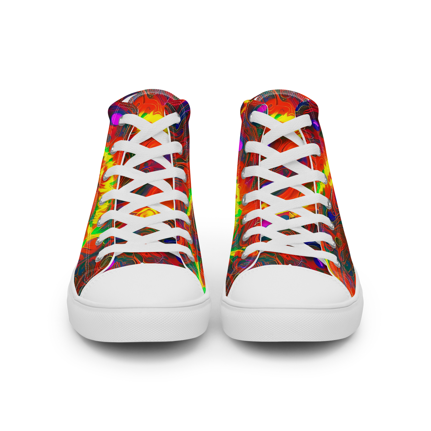 Men's High Top Canvas Shoes - Blampied Blaze