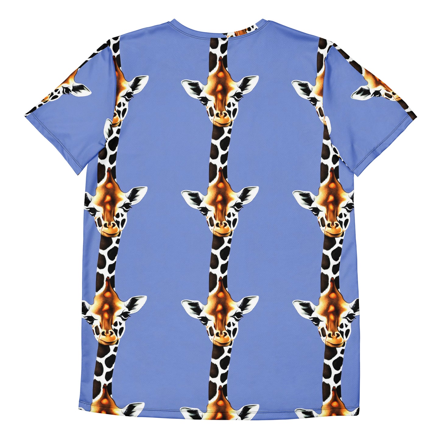 Men's Athletic T-Shirt - Giraffe Glow