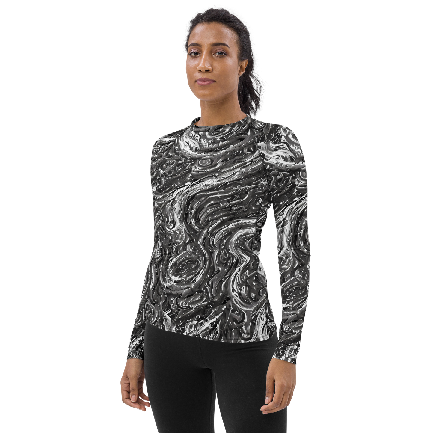 Women's Rash Guard - Nebulous Night