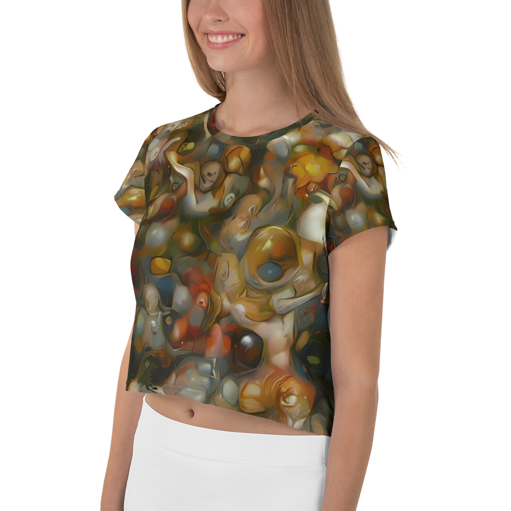 Women's Crop Tee - Cryptic Canvas