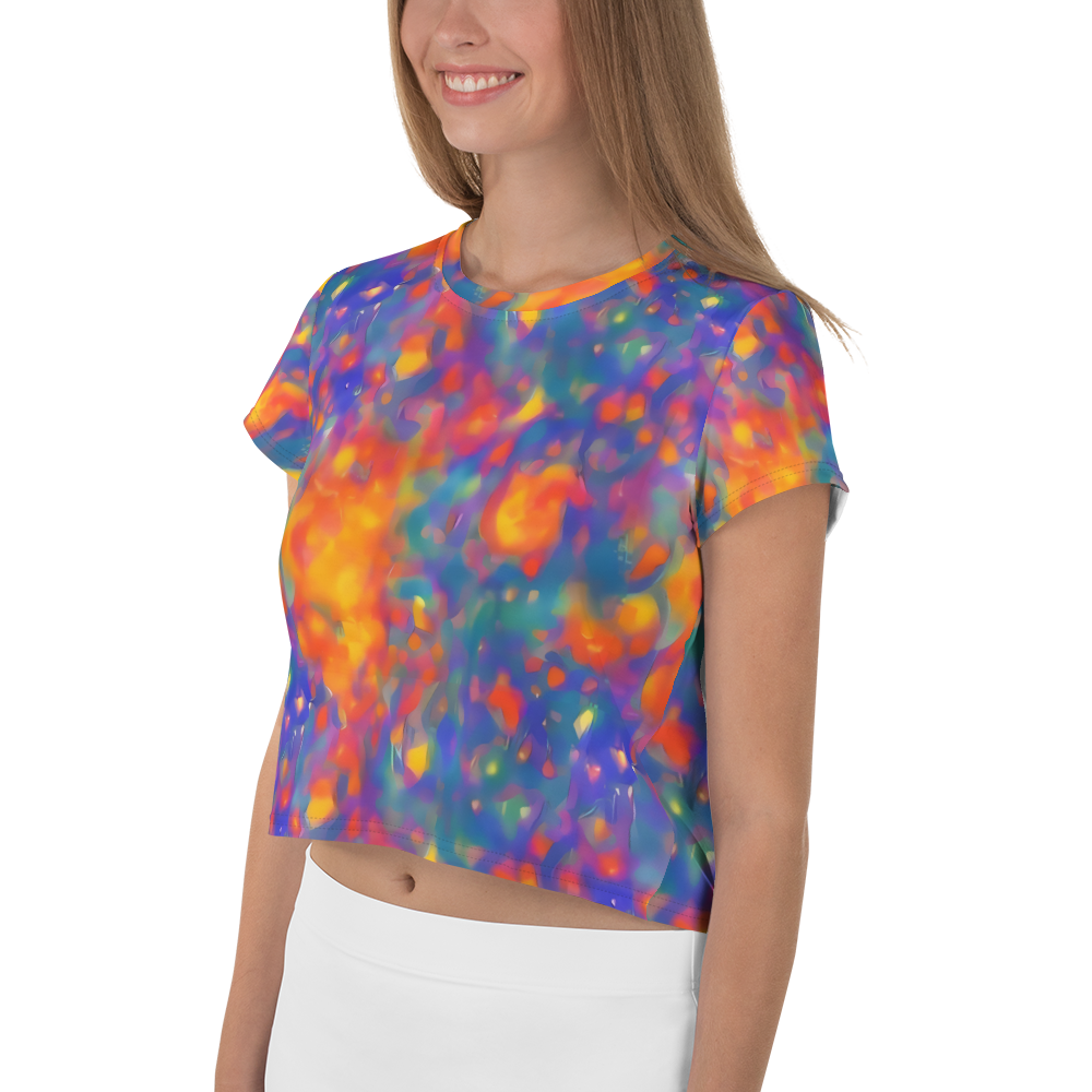 Women's Crop Tee - Nolde Nebula