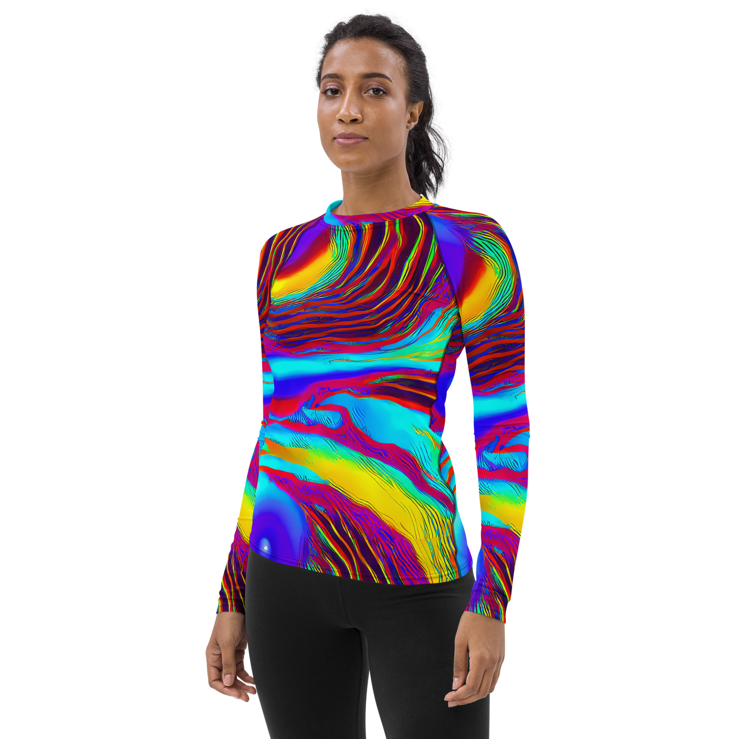 Women's Rash Guard - Kapoor Vortex
