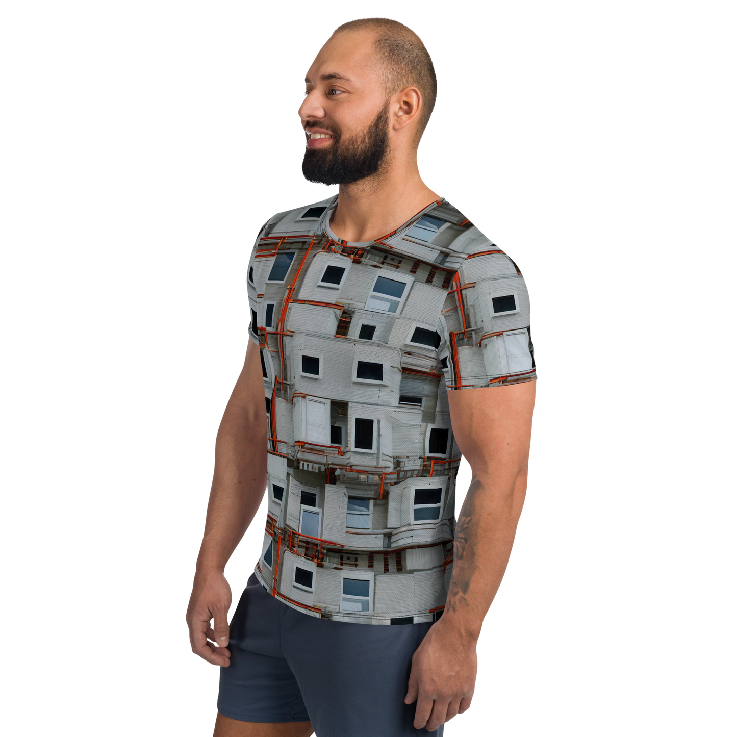 Men's Athletic T-Shirt - Industrial Reverie