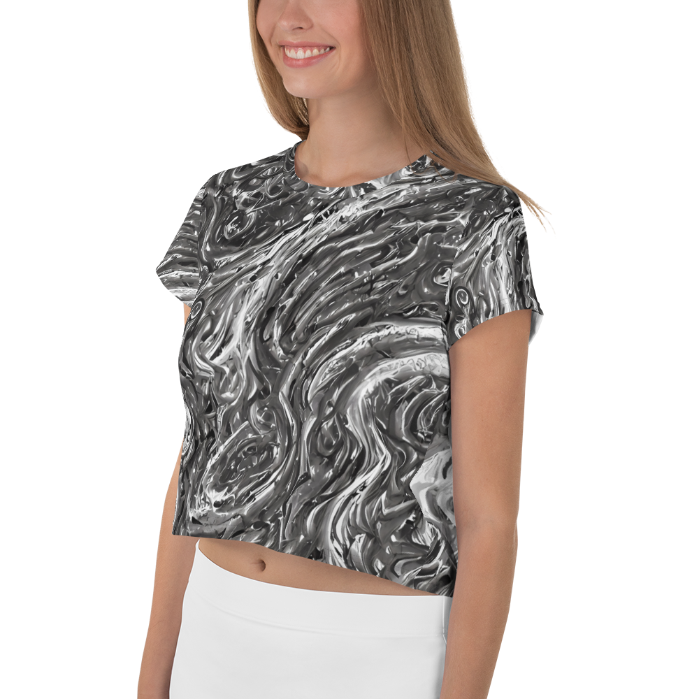 Women's Crop Tee - Nebulous Night