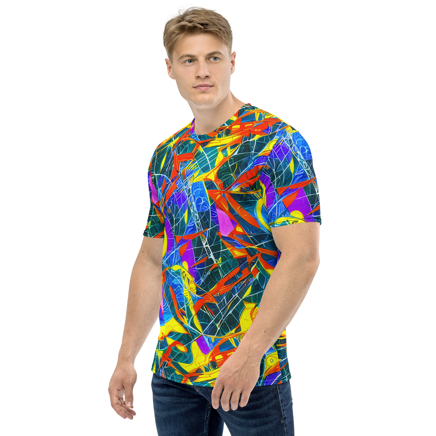 Men's Crew Neck T-Shirt - Arkhipov Waves