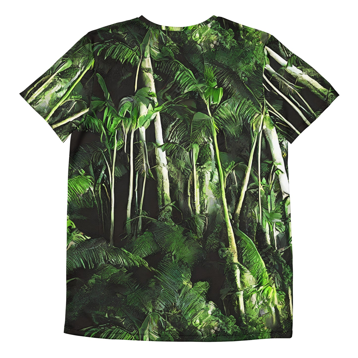 Men's Athletic T-Shirt - Emerald Canopy