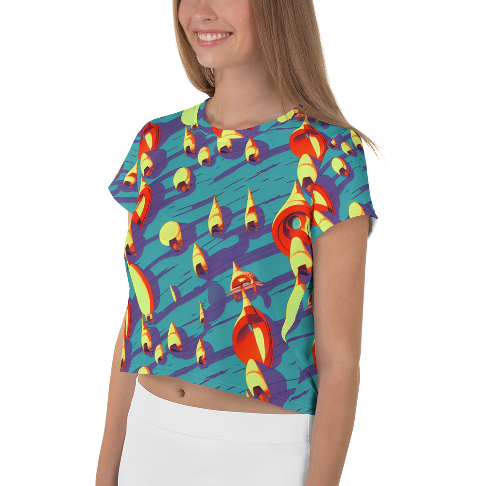Women's Crop Tee - Sailor's Mirage