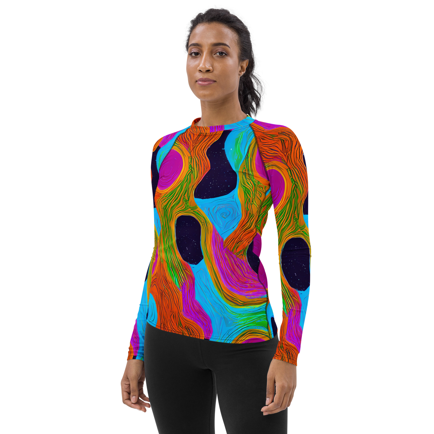 Women's Rash Guard - Galactic Harmony