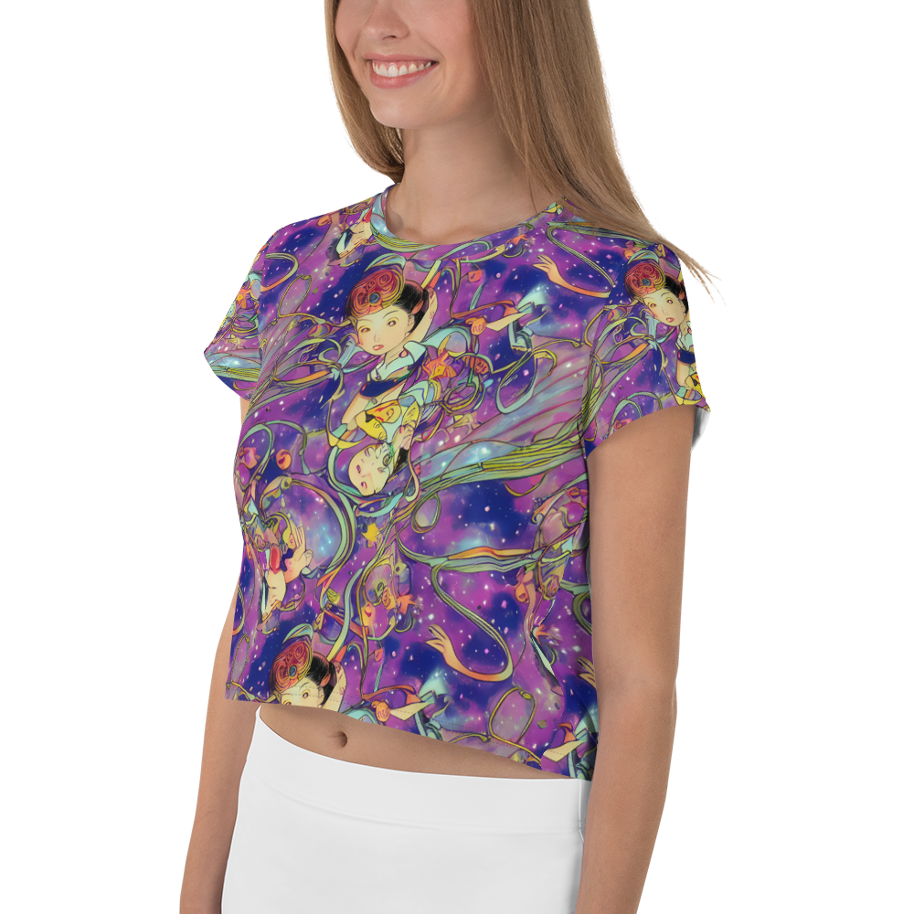Women's Crop Tee - Spiral of Stardust