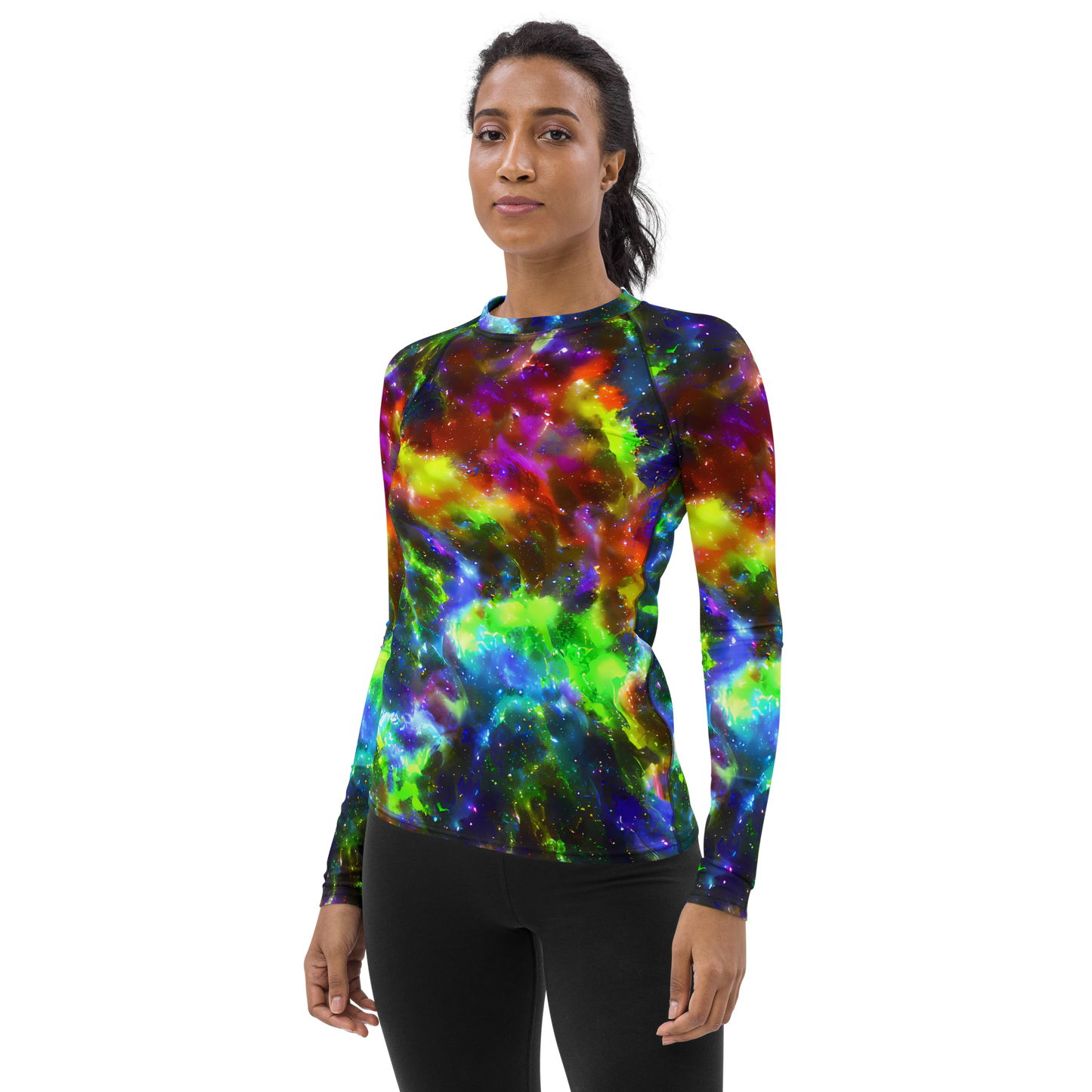 Women's Rash Guard - Neer Nebula
