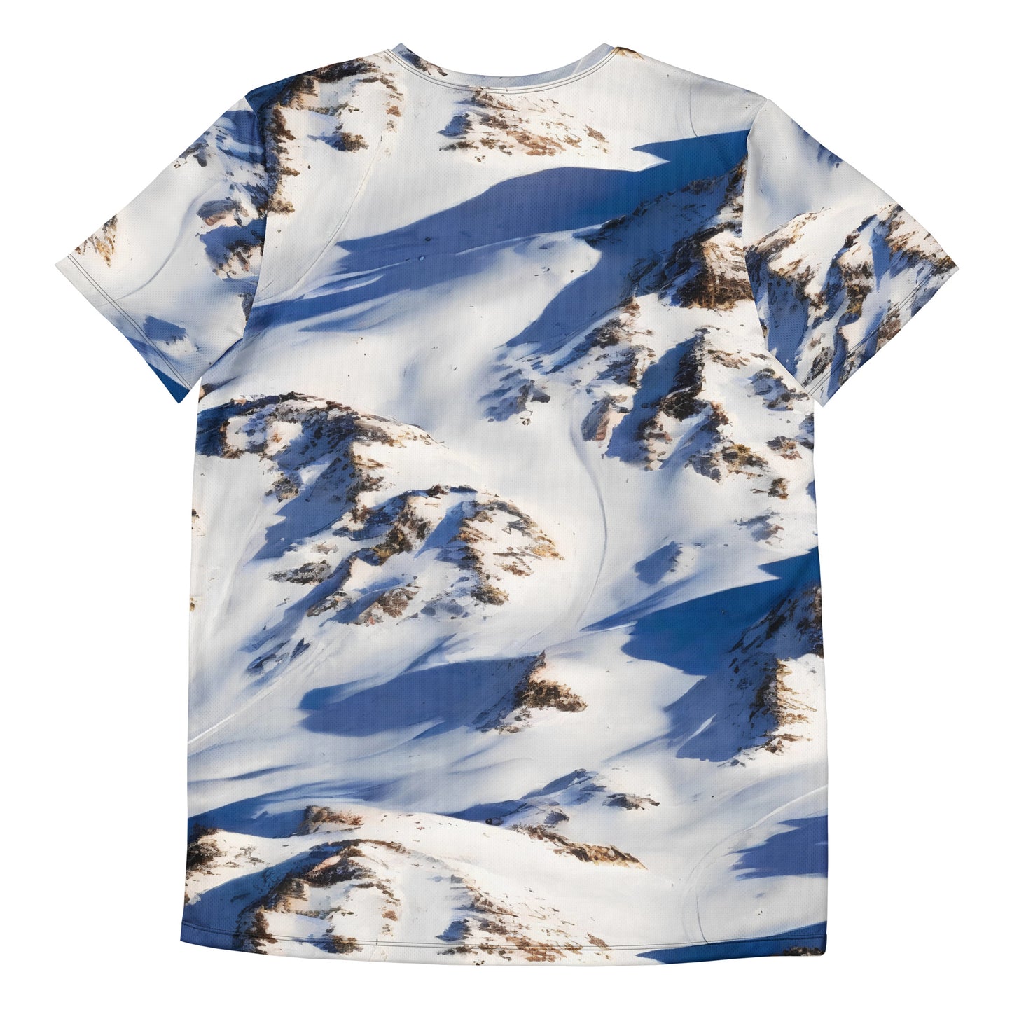 Men's Athletic T-Shirt - Snowlit Peaks