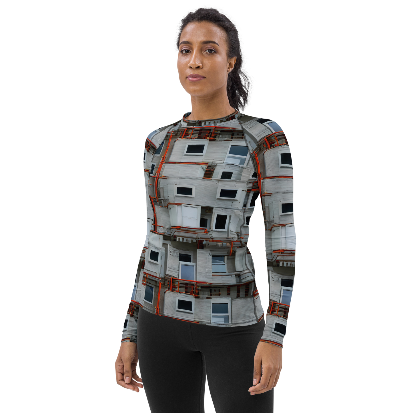 Women's Rash Guard - Industrial Reverie