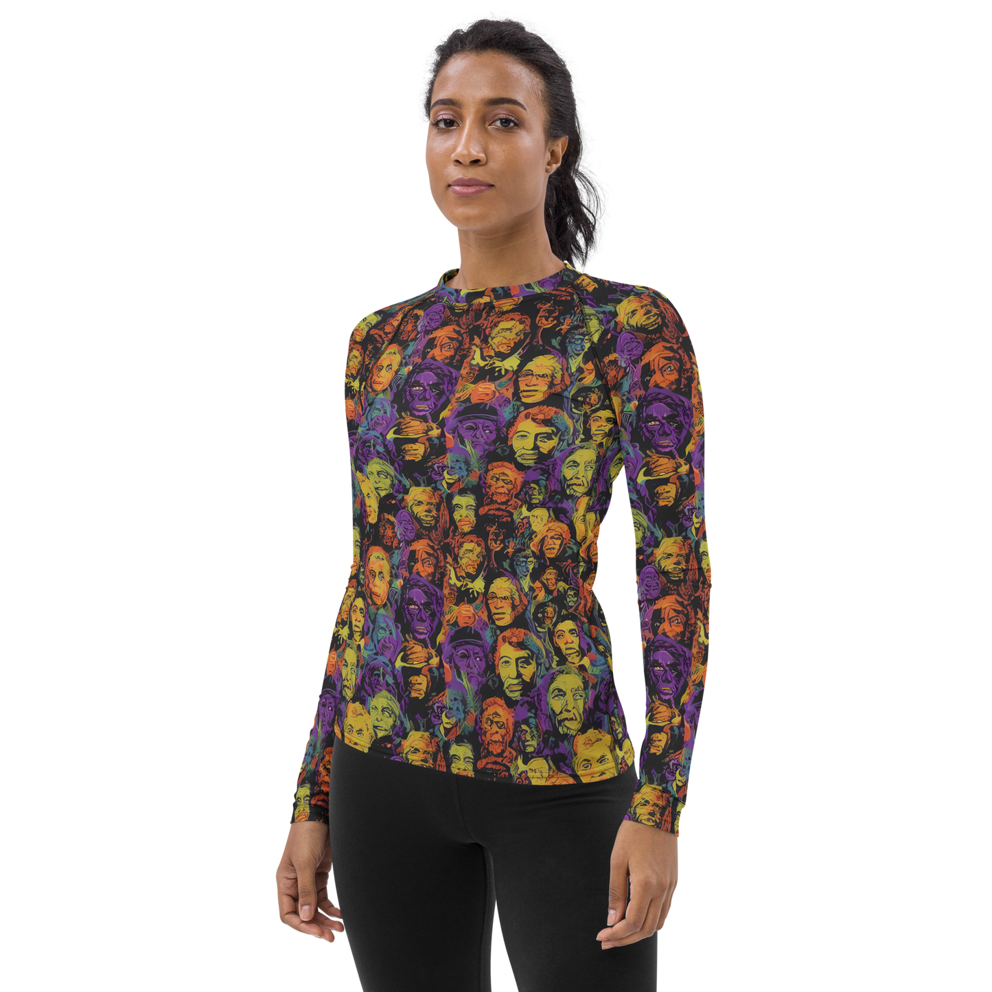 Women's Rash Guard - Kaleidoscopic Spirits