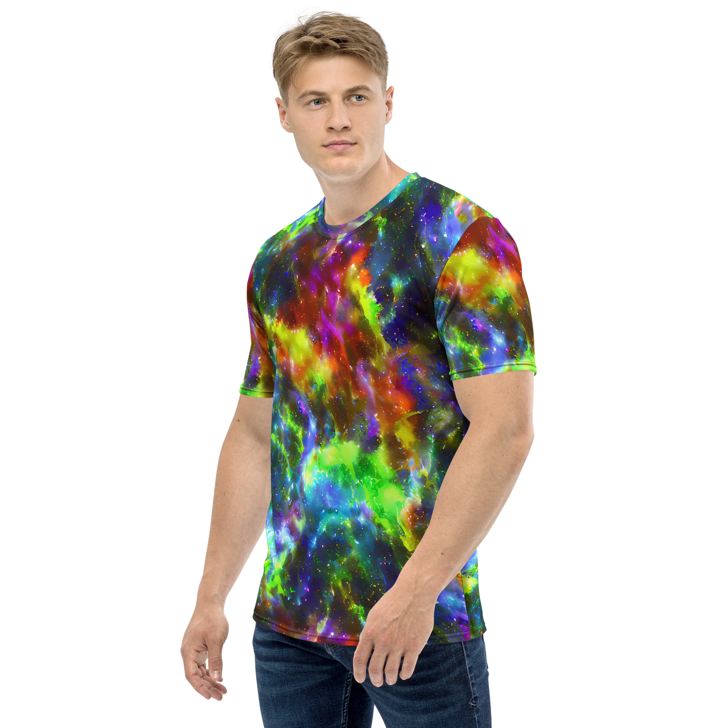Men's Crew Neck T-Shirt - Neer Nebula