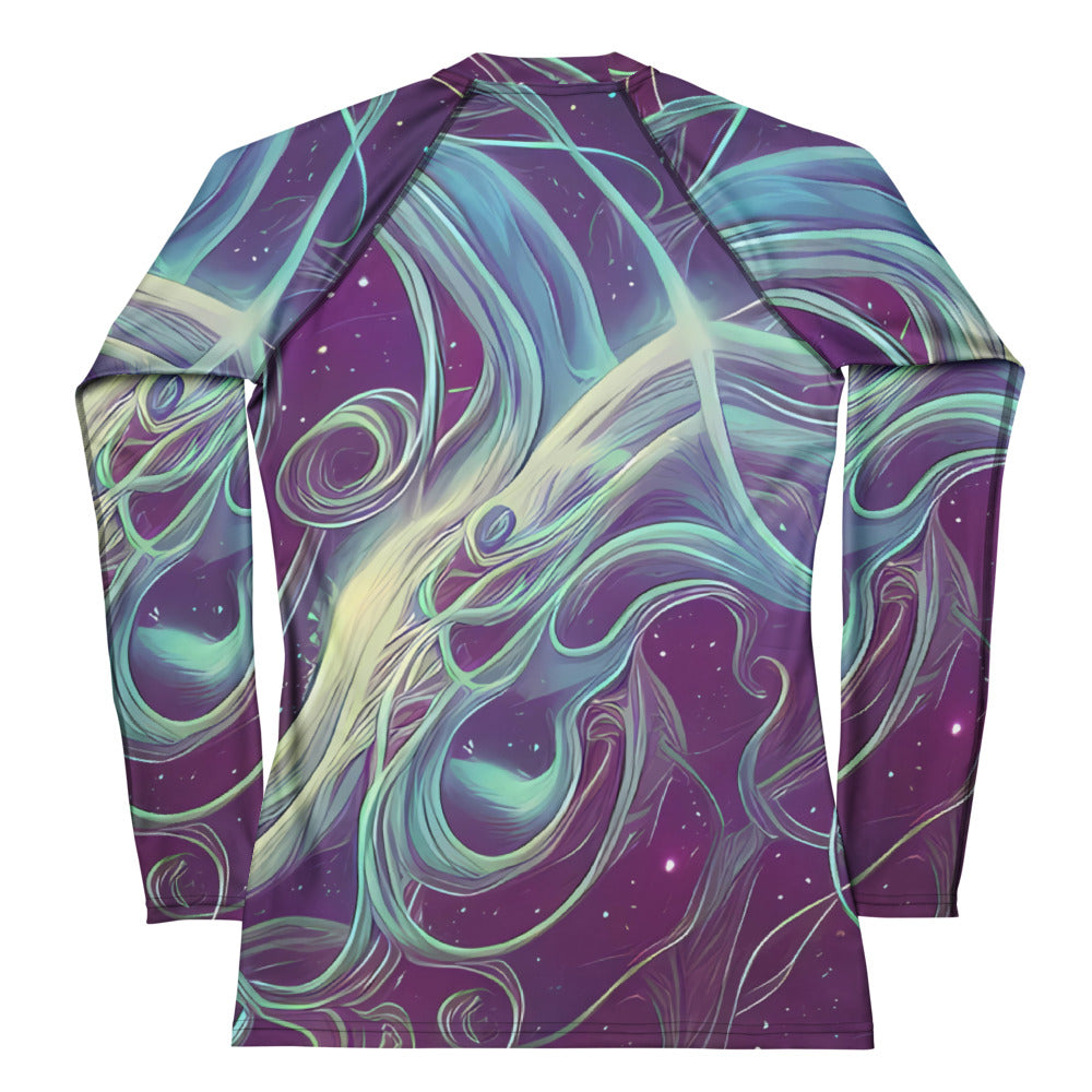 Women's Rash Guard - Morgan's Whirl