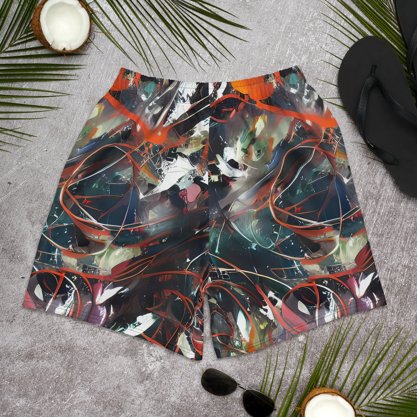 Men's Athletic Shorts - Chaos Canvas