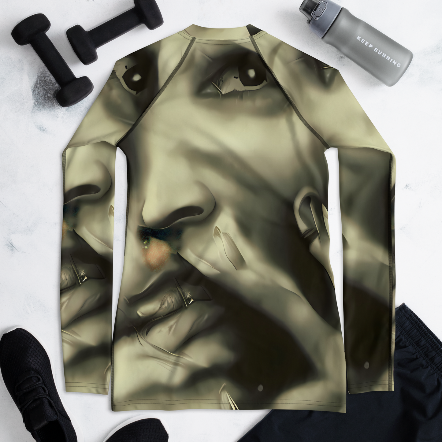 Women's Rash Guard - Newtonian Whisper