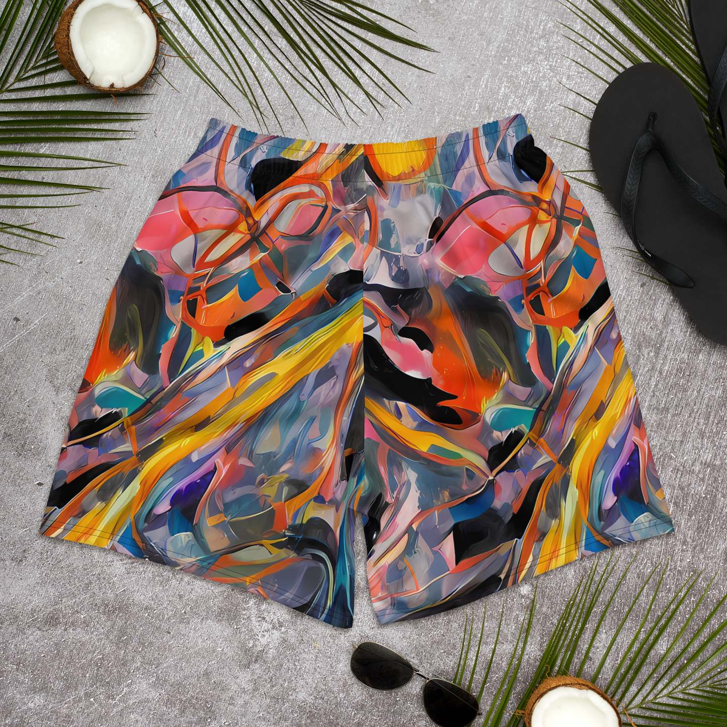 Men's Athletic Shorts - Brazen Rhapsody