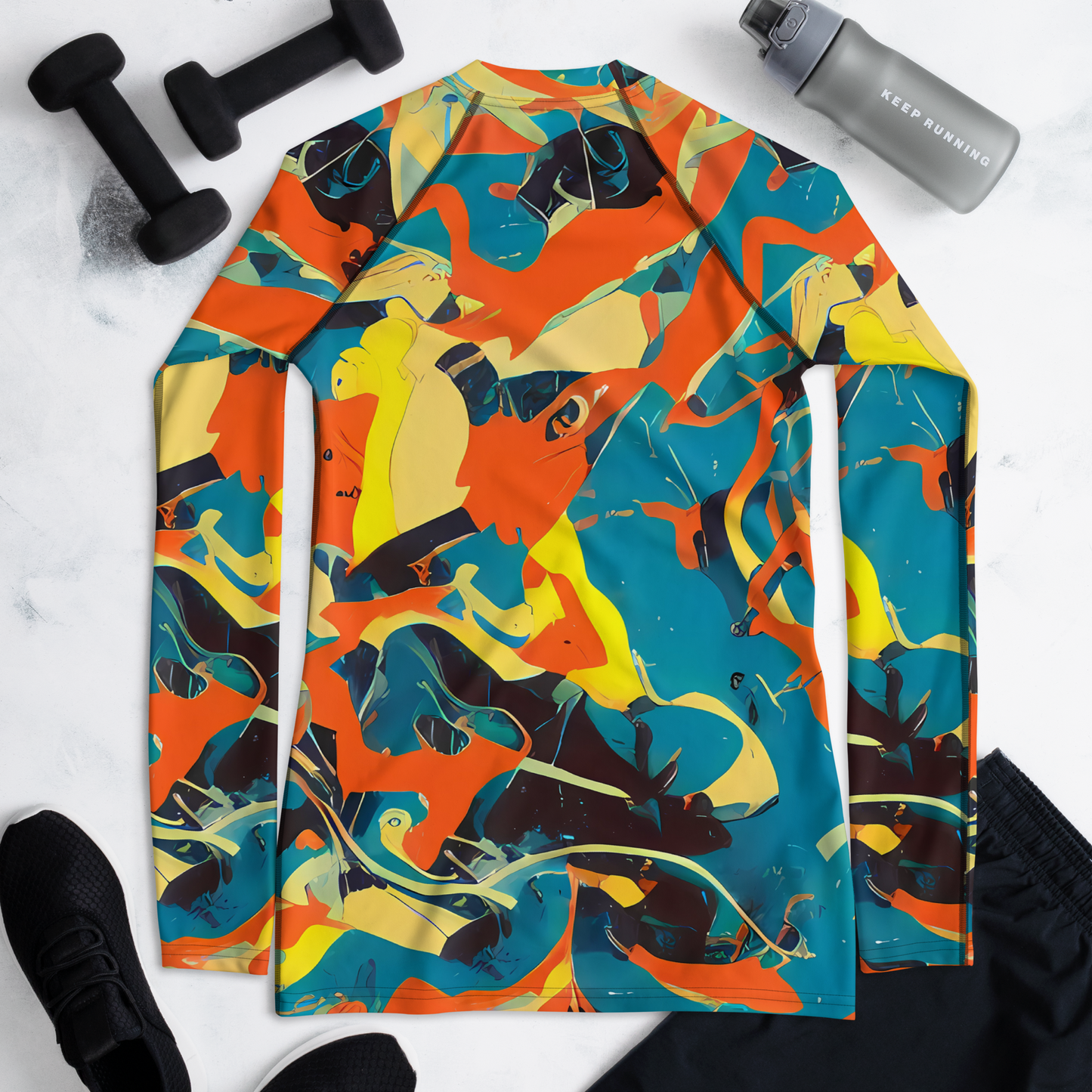 Women's Rash Guard - Abstract Tango