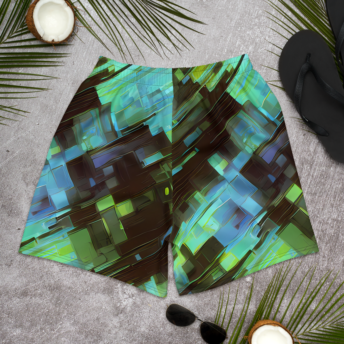 Men's Athletic Shorts - Cyber Shard